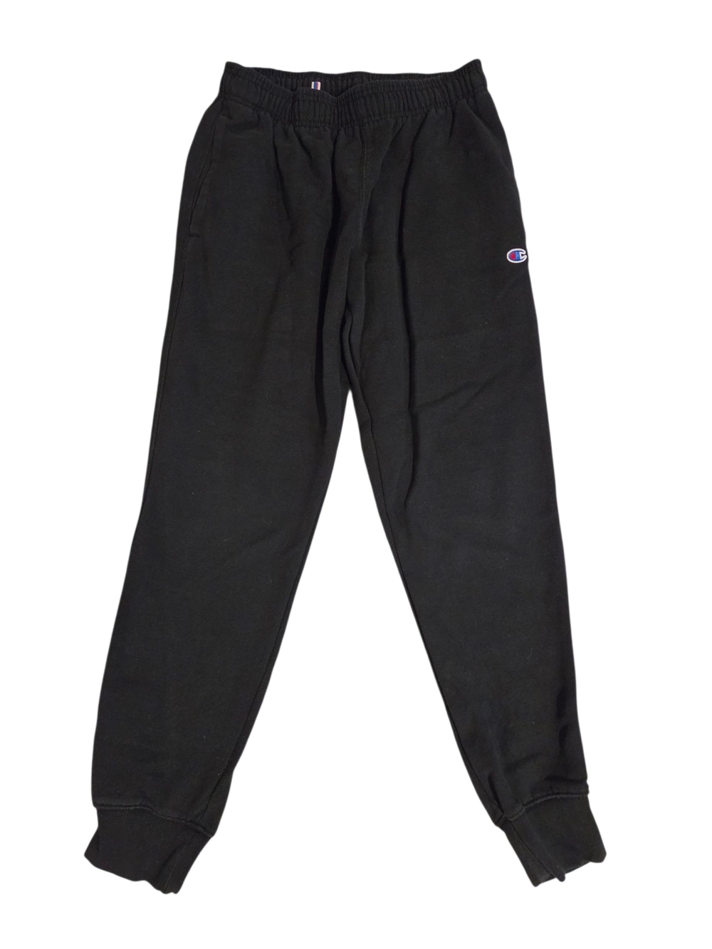 Champion Black Mens Sweatpants with Embroidered Logo